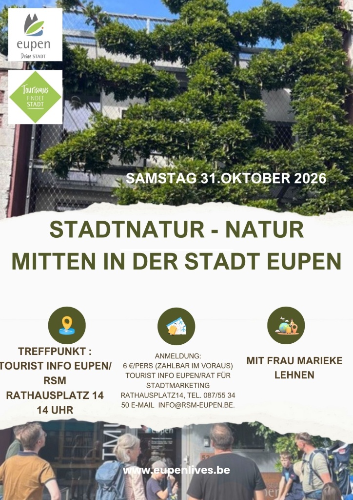 Öffentliche Stadtführung - Stadtnatur – Natur mitten in der Stadt
