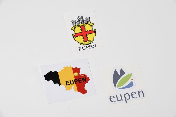 Stickers met verschillende designs 