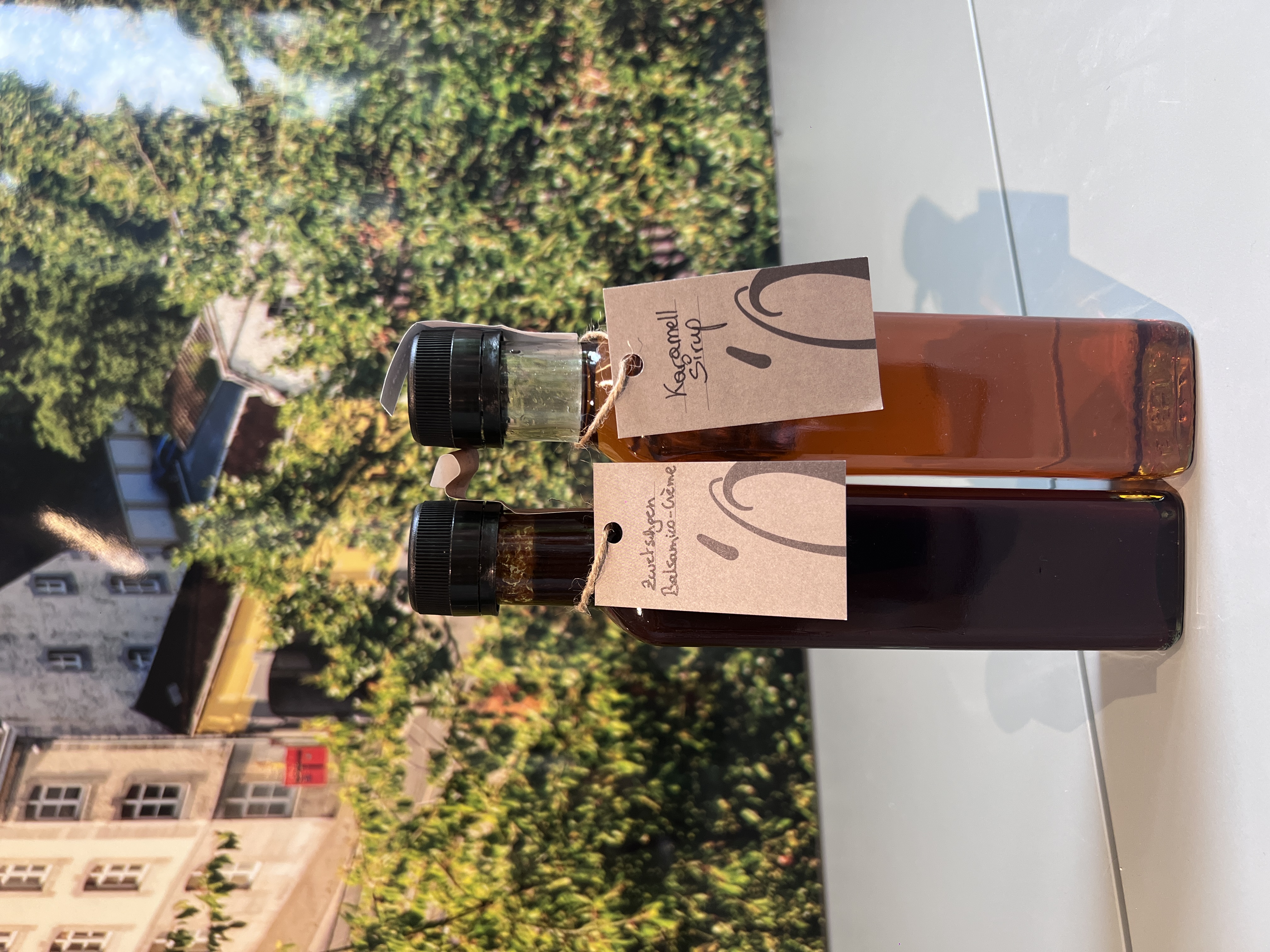 L'Officine karamelsiroop en balsamicosiroop