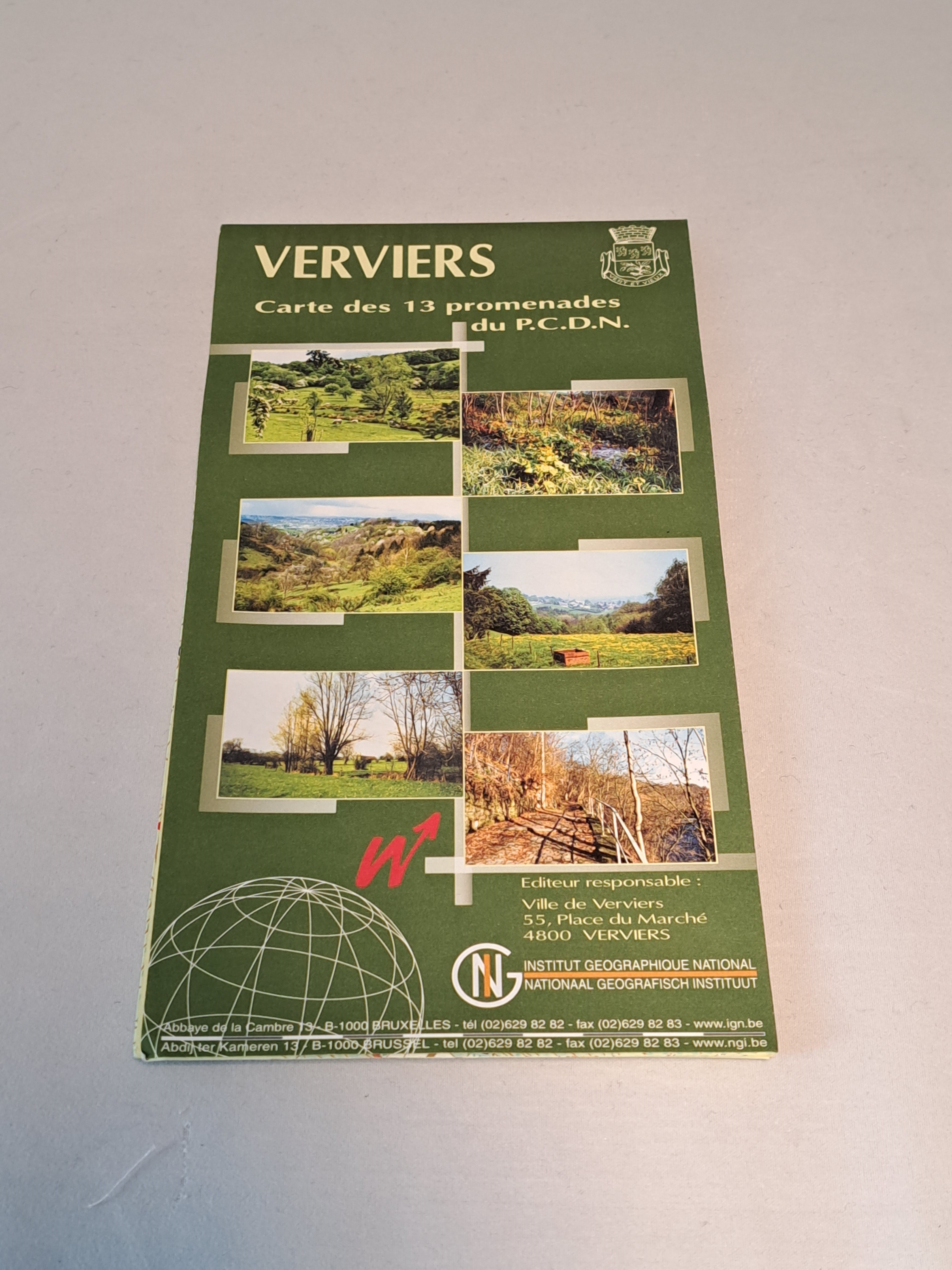 Wanderkarte Verviers